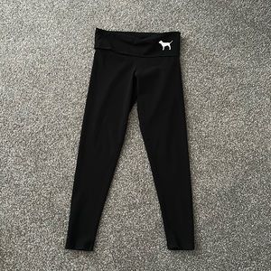 Pink yoga ankle leggings